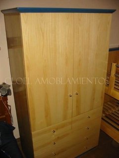 Ropero EKO puerta ciega - linea madera Natural o laca PREMIUM de Fabricacion Propia