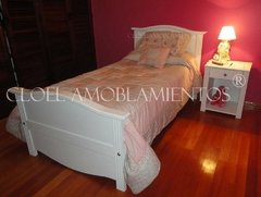 Cama SOFI - Linea Madera PREMIUM. LACA BLANCA. FABRICACION PROPIA