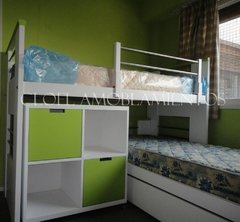 Comoda 2 huecos + 2 cubos - Linea Madera Natural o Laca ENTREGA INMEDIATA - comprar online