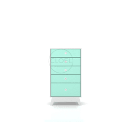 Chifonier Serie Fragancia ENTREGA INMEDIATA EN COLOR AQUA O TODO BLANCO. EFECTIVO 15%DTO ADICIONAL - comprar online