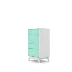 Chifonier Serie Fragancia ENTREGA INMEDIATA EN COLOR AQUA O TODO BLANCO. EFECTIVO 15%DTO ADICIONAL