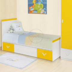 Cama 1 Plaza AKUARELA