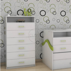 Chifonier 6 Cajones Linea Baby Store
