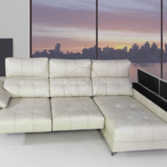 Sofá Valencia 2 con Chaise Longue DERECHO O IZQUIERDO. CONSULTE PROMOS EFECTIVO - Cloel Muebles