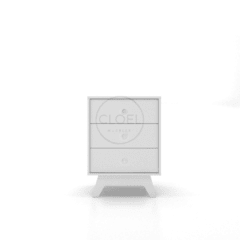 Mesa de Luz 3 Cajones Serie Fragancia - Cloel Muebles