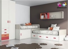 Cama Compacta Baja Brazos Curvos - comprar online