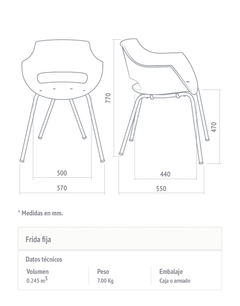 Silla Frida - tienda online