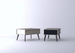 Mesa Centro Levadiza - Patas Metálicas - Cloel Muebles