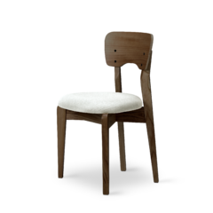 Silla Salta LV Natural con tapizado color choc x 4 un - tienda online
