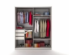 Ropero Corredera 180 con Puertas Melamina ENTREGA INMEDIATA PROMO CONTADO - comprar online