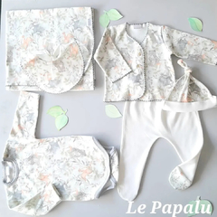 Set Ajuar completo Naturaleza 6pzs