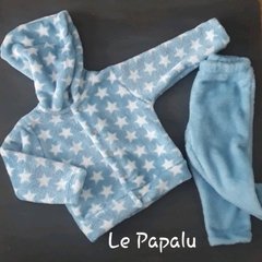 Conjunto en micropiel con capucha super calentito y suave