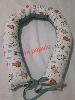 Almohadón de Amamantar con bolsillos, funda lavable con cierre Calidad premium