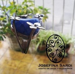 Imagen de Anillos Enredadera con piedras naturales