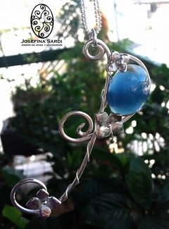 Letras Enredadera con piedras naturales - Josefina Sardi Diseño de Joyas y Accesorios