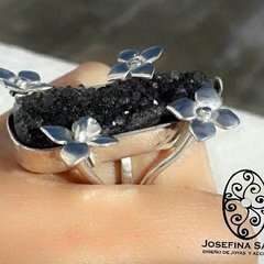 Anillos Enredadera con piedras naturales - Josefina Sardi Diseño de Joyas y Accesorios