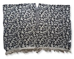 poncho combinado de leopardo - comprar online