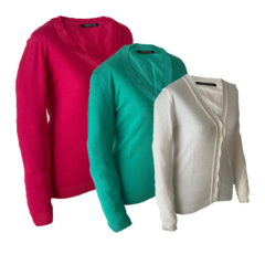 Cardigan con botones.