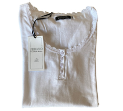 remera de algodon y lycra con puntilla - tienda online