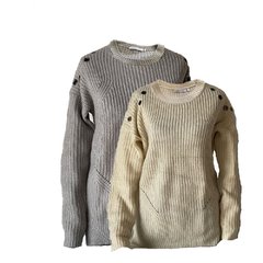 sweater con arandelas