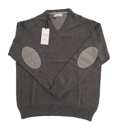 sweater cuello en v en lana.