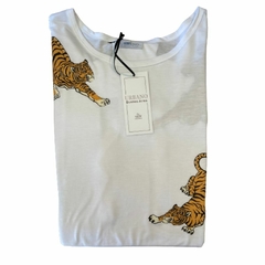 Remera estampada de tigre - comprar online