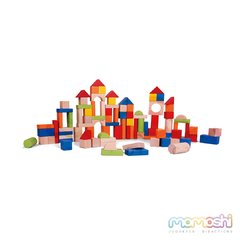 Balde con 100 Bloques de madera - comprar online