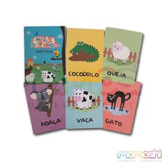 Cartas Educards de Animales del Mundo - comprar online