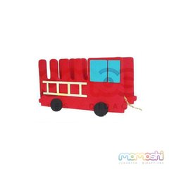 Carro de Bomberos de Arrastre y porta libros