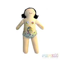 Celina Muñeca Embarazada en Tela piel Chocolate - comprar online