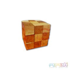 Cubo Serpiente Juego de Logica en Madera