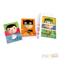 Puzzle de 8 Disfraces para mezclar caja madera - comprar online