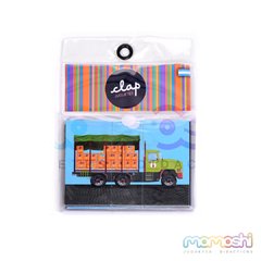 Puzzle de 8 Camiones para mezclar Imán