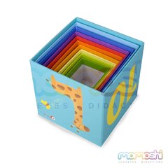 Cubos apilables con numeros y animales en internet