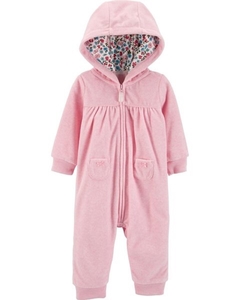 Talle: 3, 6, 9, 12 Meses Carter's - Pijama Polar/Microfleece Pink - comprar online