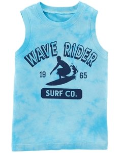 Talle: 6, 9, 12 y 18 Meses Carter's - Musculosa Algodón Little Surfer
