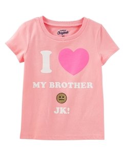 Talle: 6-9 y 18-24 Meses / 3 T / 4T OshKosh Original - I Love My Brother
