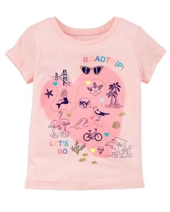 Talle: 3 y 6 Meses Carter's - Remera Roadtrip