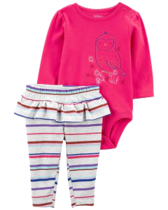 Talle: 3 Meses Carter's Set de 2 Piezas