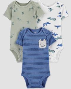 Talle: 24 Meses Carter's Set de 3 bodys