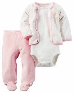 Talle: 6 Meses Carter's - Conjunto de 3 Piezas Toalla Campera Button - comprar online