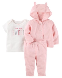 Talle: 9 y 12 Meses Carter's - Conjunto de 3 Piezas Algodón Sweet - comprar online