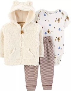 Talle: 6 Meses - Carter's Conjunto de 3 Piezas Campera Sherpa - comprar online