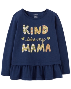 Talle: 4 T Carter's Remera Manga Larga