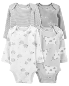 Talle: 18 y 24 Meses Carter's Set de 4 bodys