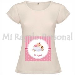 Remera de Mujer Embarazada. Podes Personalizarla!