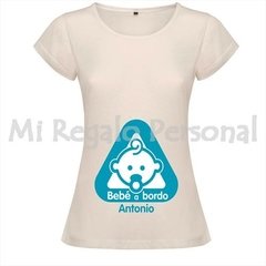 Remera de Mujer Embarazada. Podes Personalizarla!