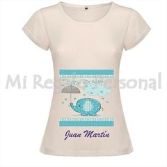 Remera de Mujer Embarazada. Podes Personalizarla!