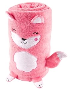 Carter's - Manta Teddy Fox - Medidas 101 x 127 Cm.