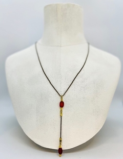 Art. 2104 Collar micro cadenas Indu gold(copia) ámbar. (copia)